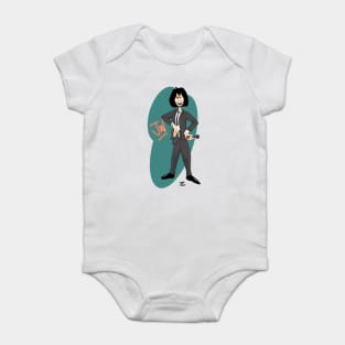 John Wick Cartoon Baby Bodysuit